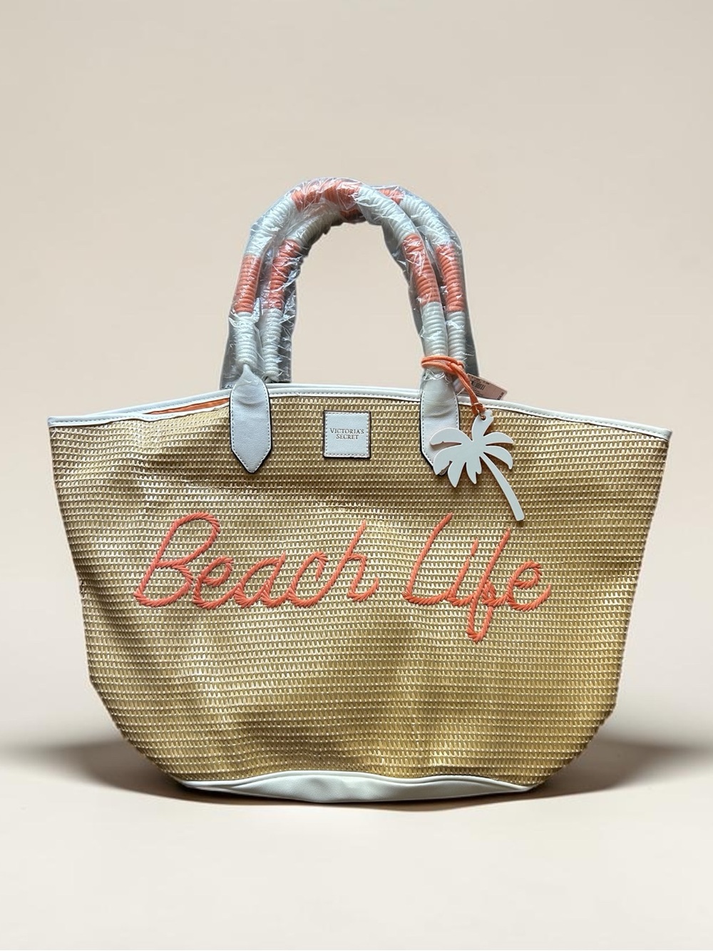 NWT Victoria’s Secret Straw Beach Life Tote